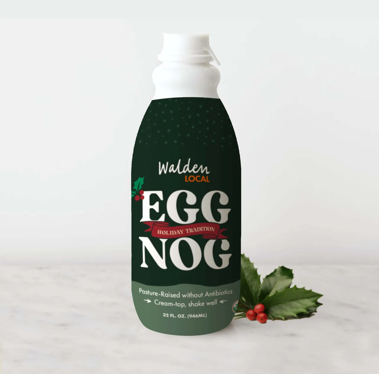 Organic, Grass-fed Eggnog