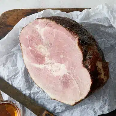 3681Large Bone-In Half Ham