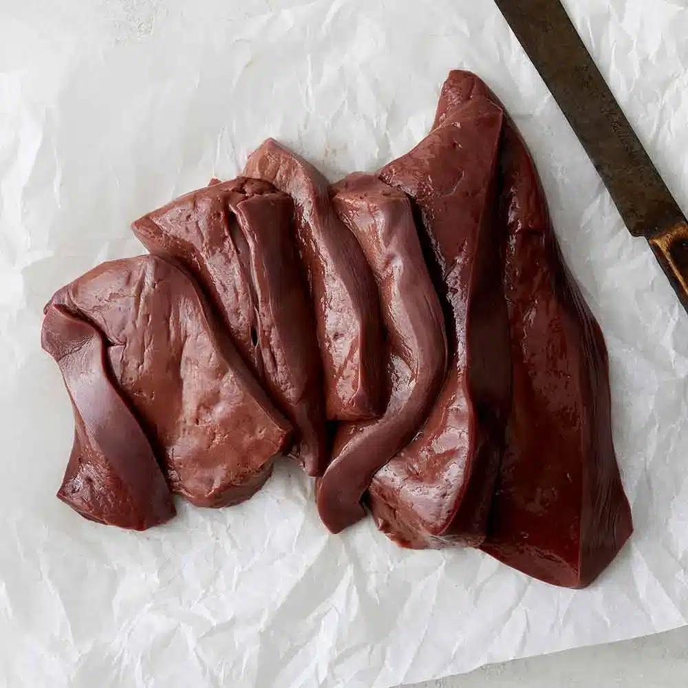 Sliced Beef Liver