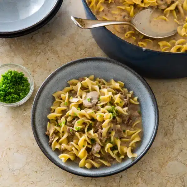 Ground Beef Stroganoff