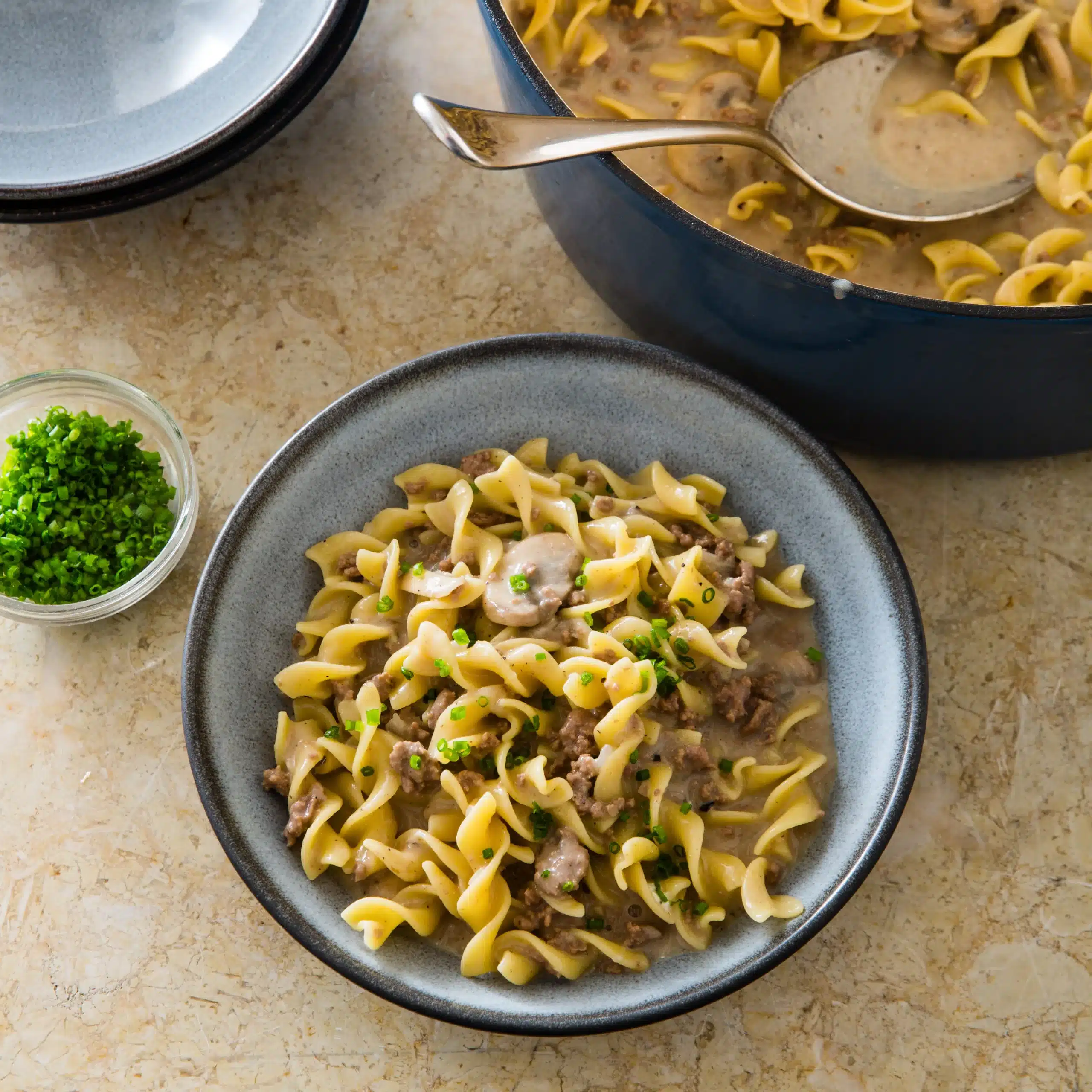 Ground Beef Stroganoff