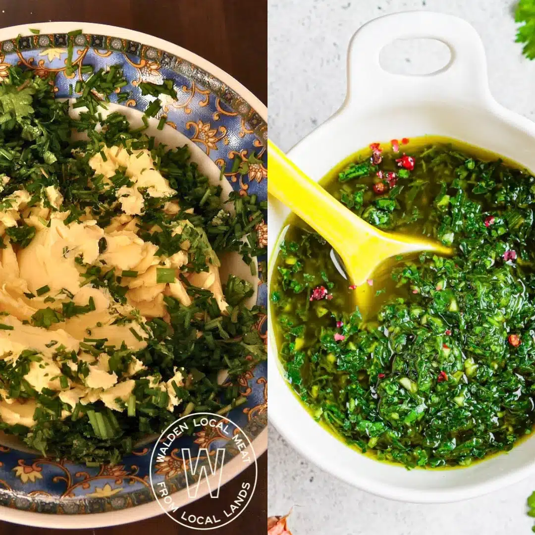 Date Night Chimichurri & Herb Compound Butter